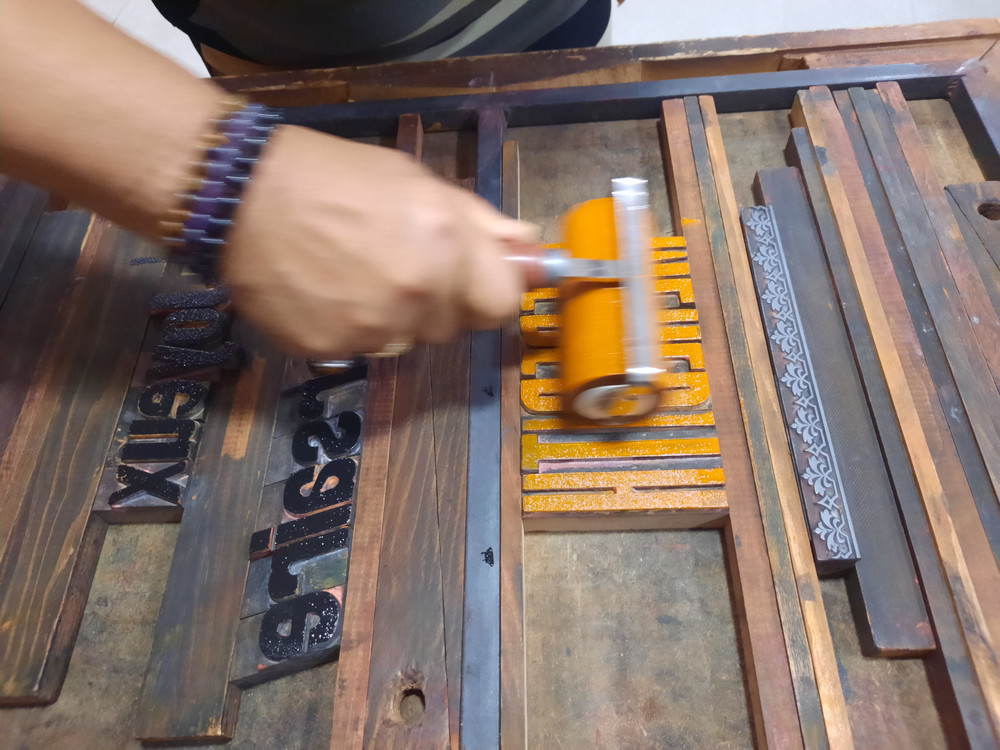 Les Apprentis imprimeurs au Musée du cartonnage et de l’imprimerie de Valréas