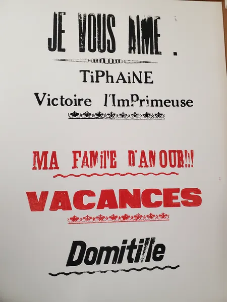 Les mercredis créatifs de Trévoux avec l’imprimerie