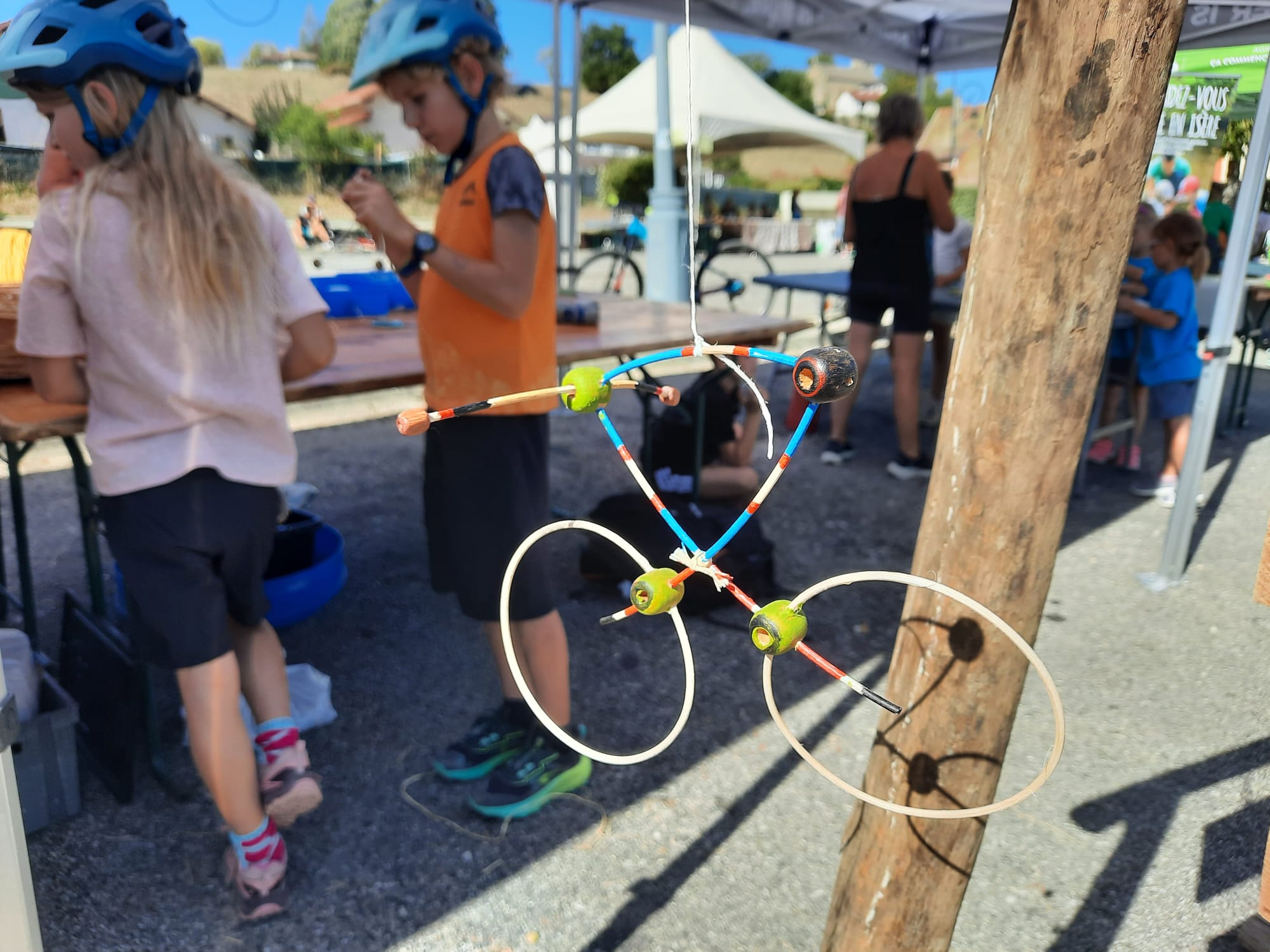 Des mobiles Vélo à la fête du vélo de Paladru